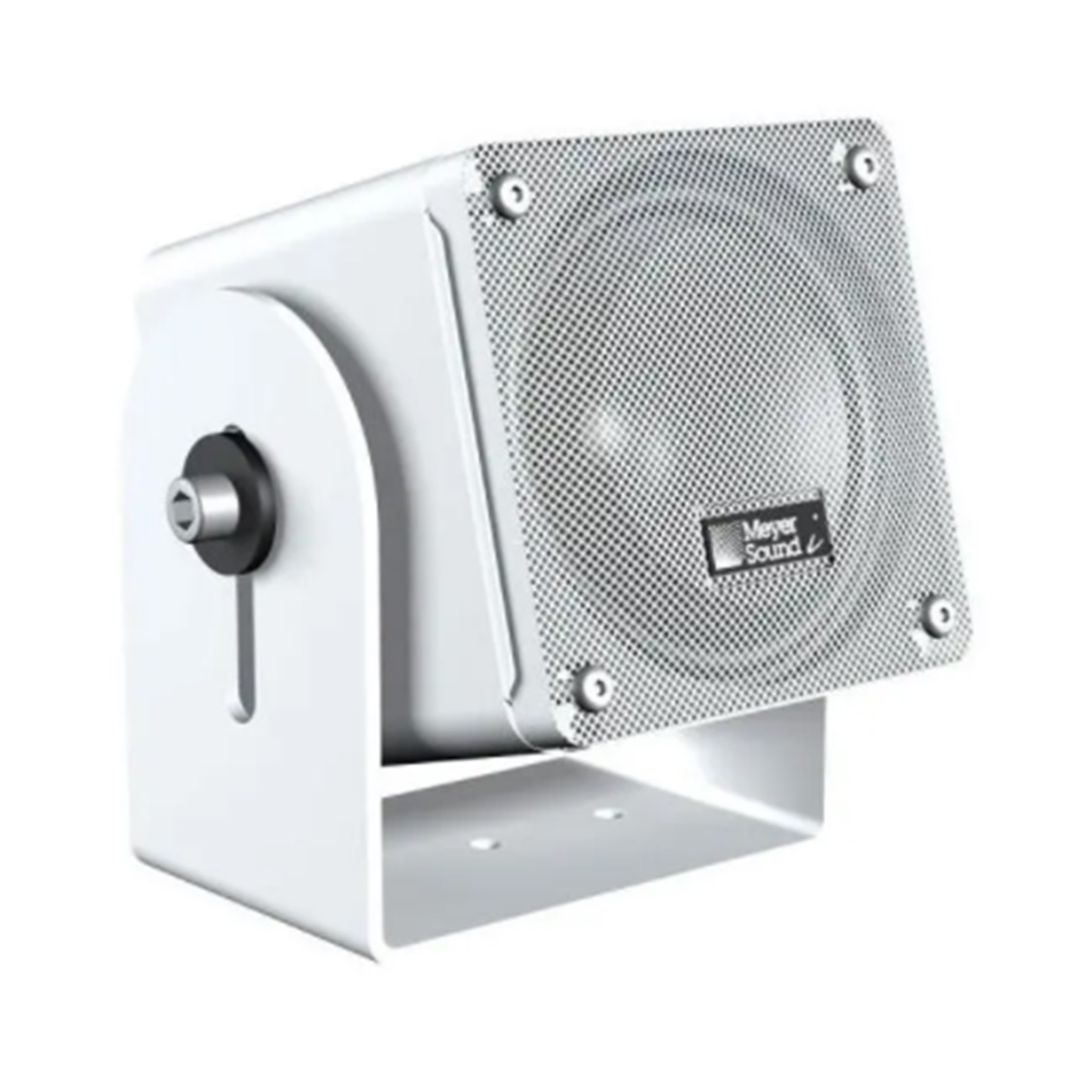Meyer Sound MM-4XP white amplified speaker with moving head and BA1448 case