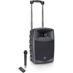 Roadbuddy 10 LD Systems battery-powered speaker with wireless handheld microphone