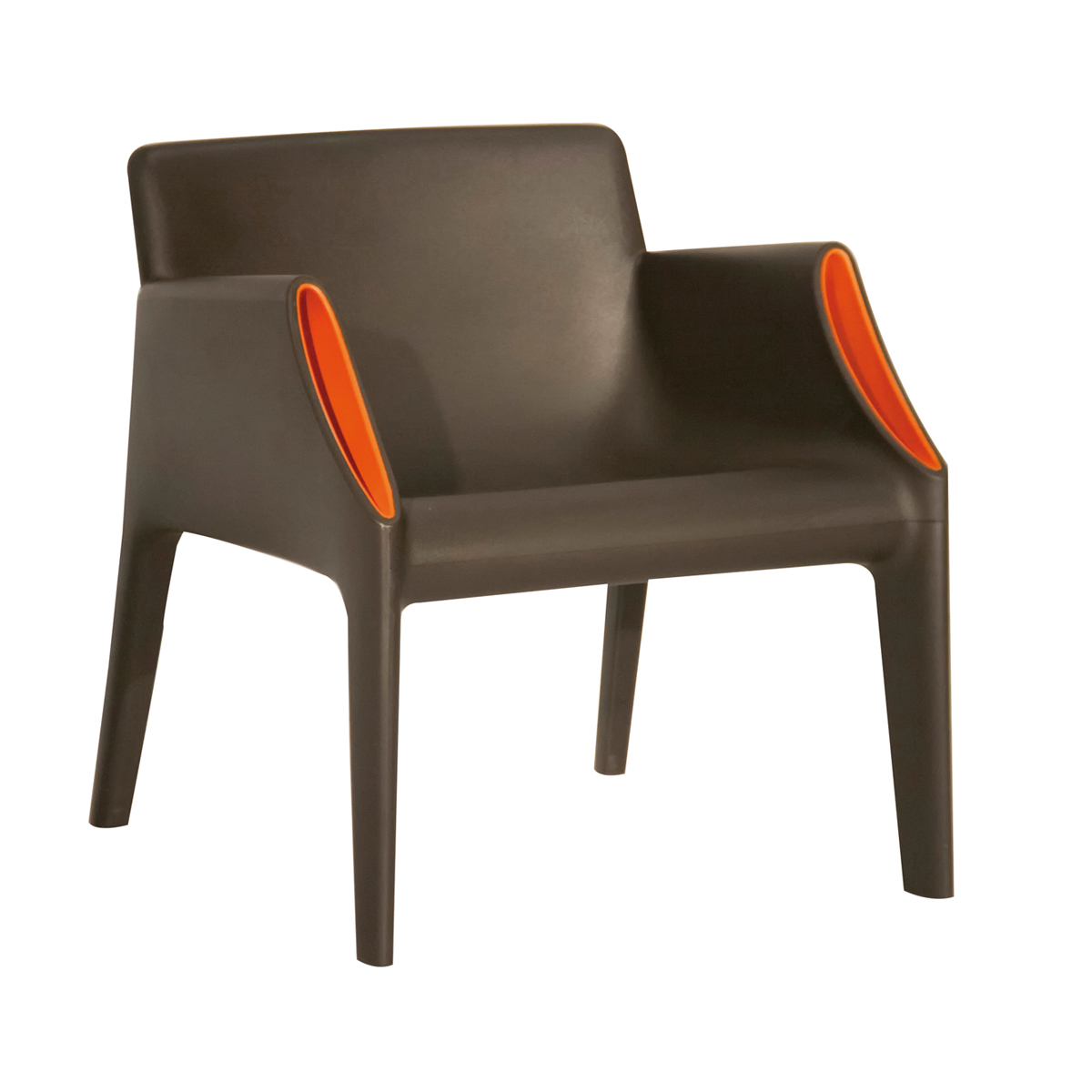 Magic Armchair Black/Orange