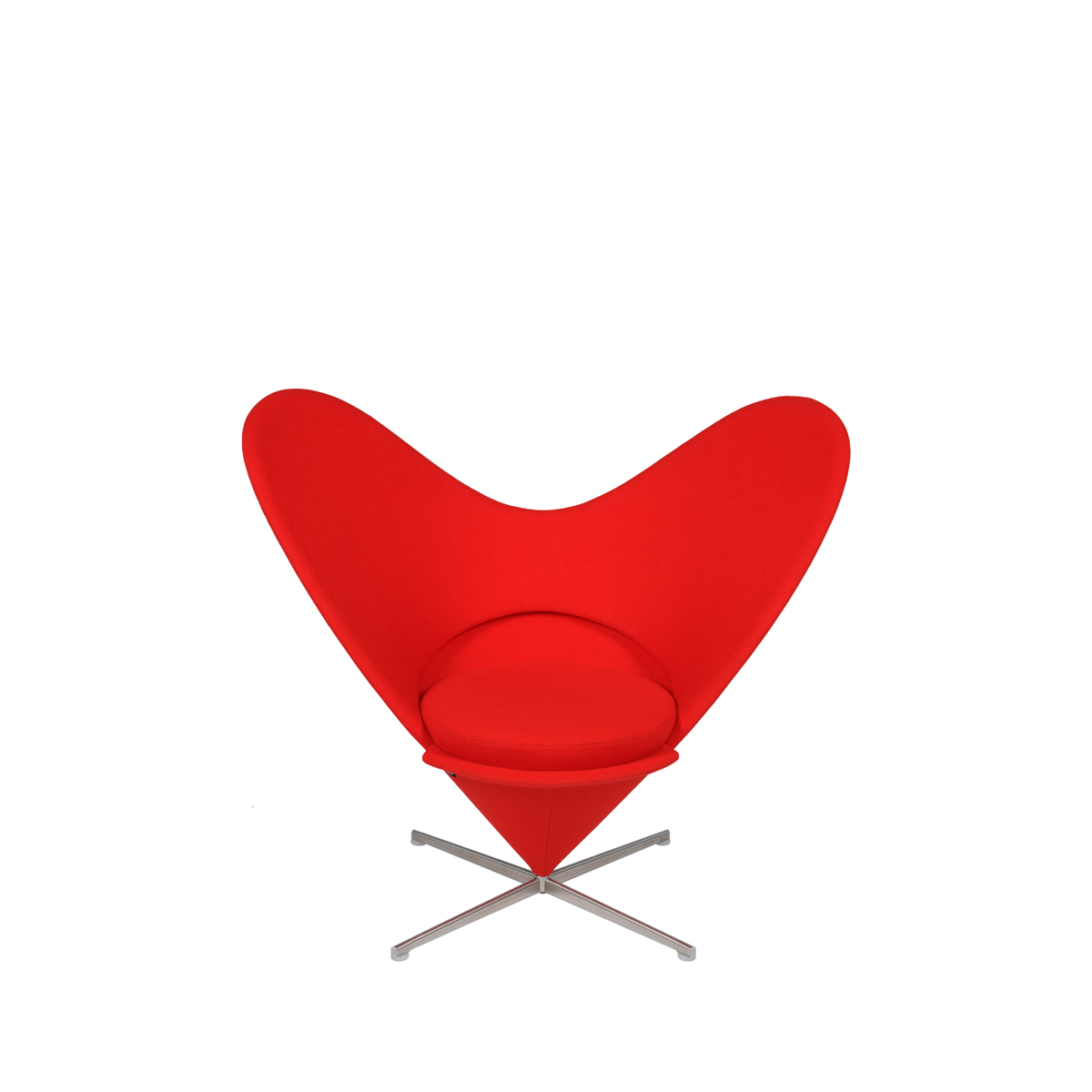 Fauteuil Heart Cone Rouge