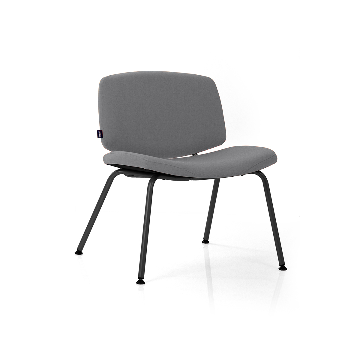 Gabriel Low Armless Chair Grey