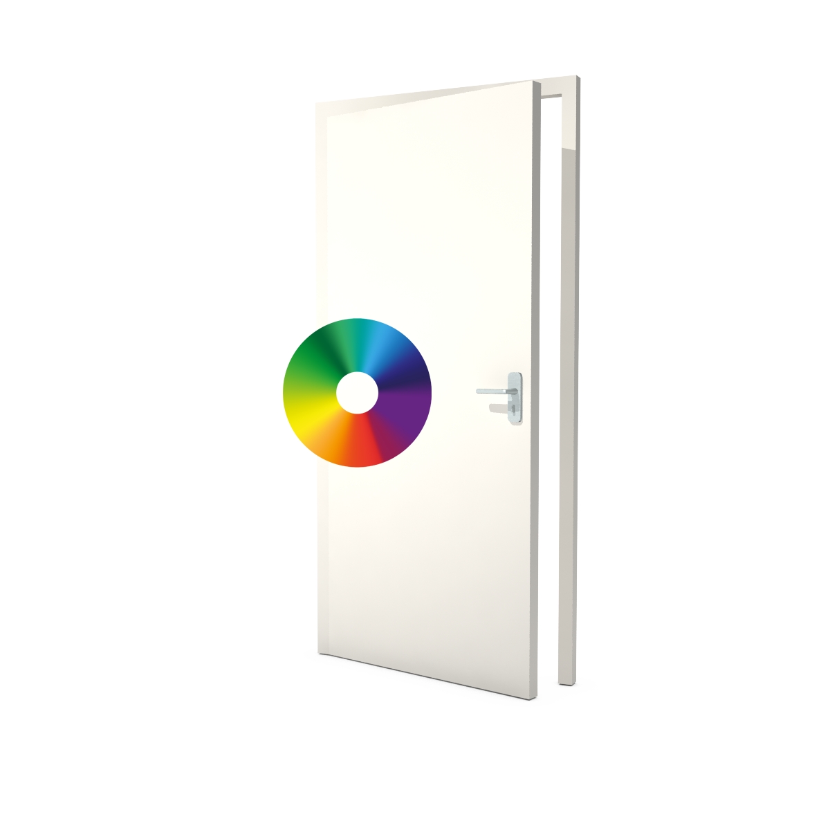 Single painted door - Choice of color