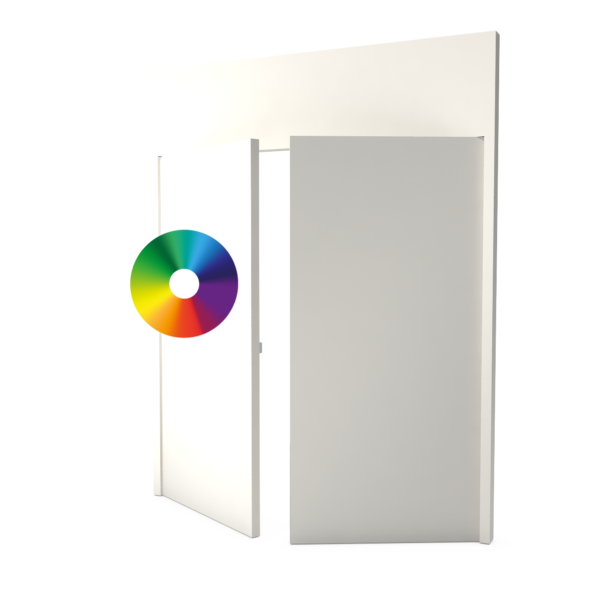 Double painted door - Choice of color