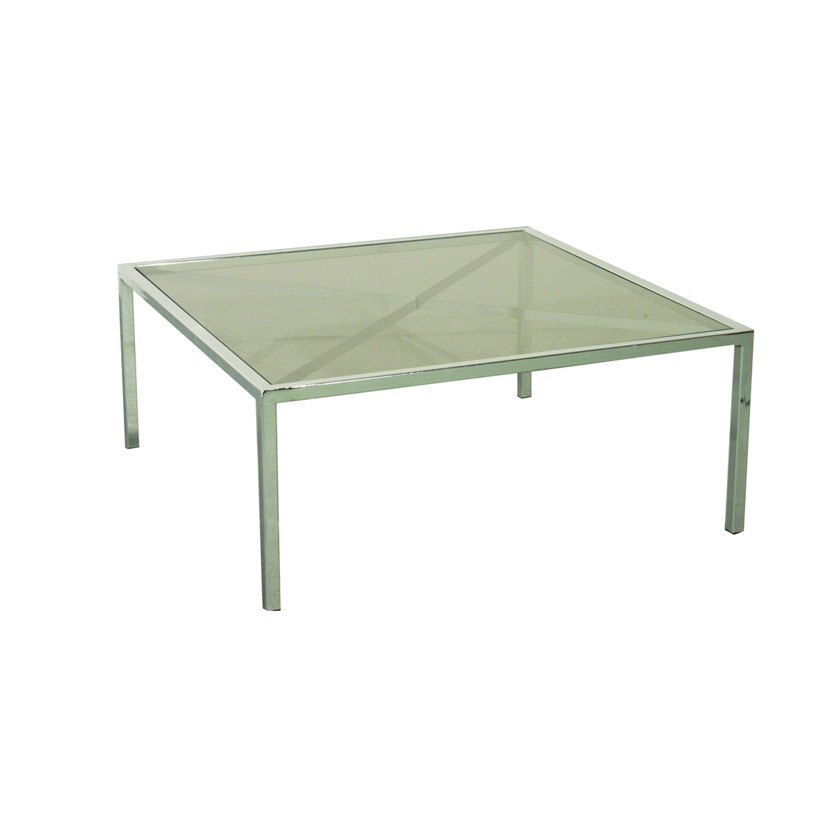 Biot Table Chrome/Smoked Glass