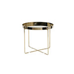 Gold Sofa End Table