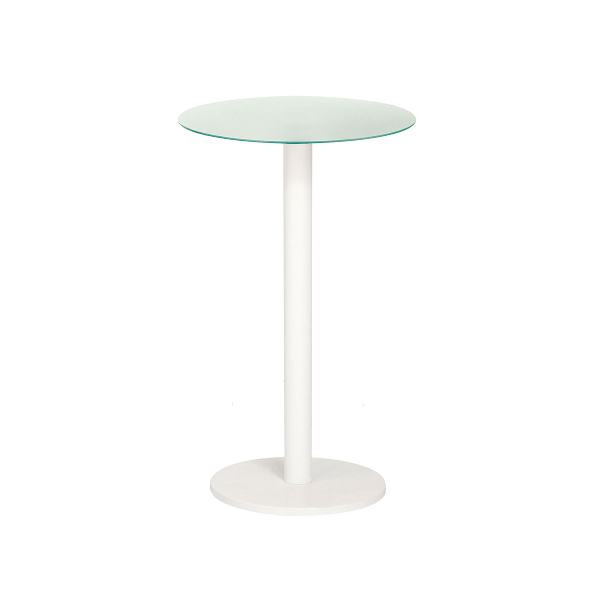 Stand Up High Table White Leg