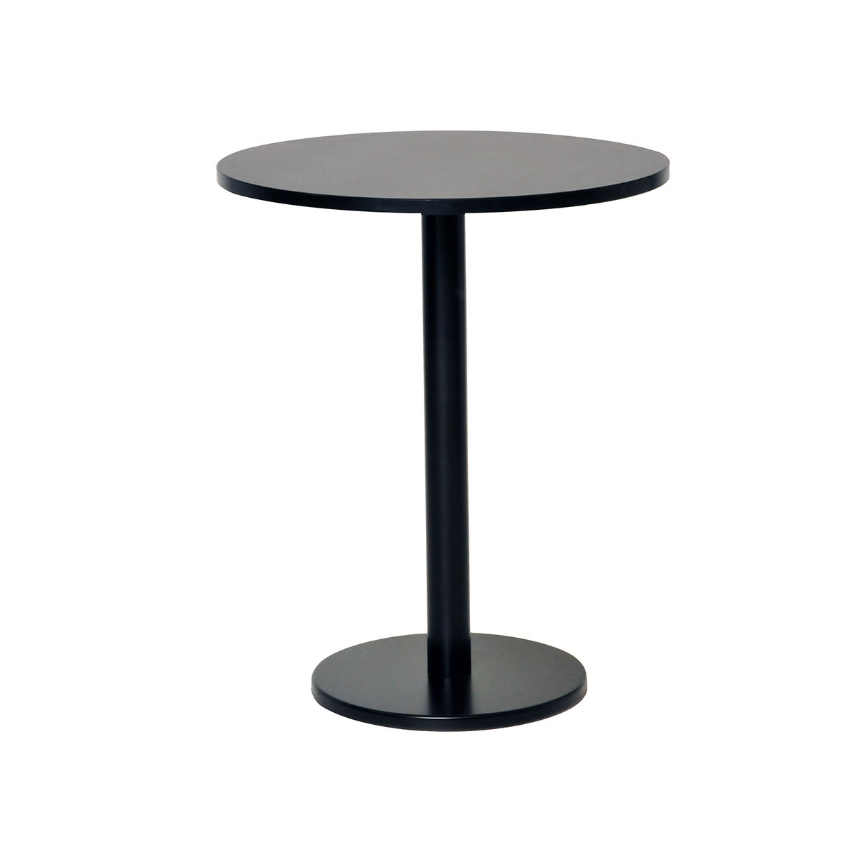 Shantung Pedestal Table Black